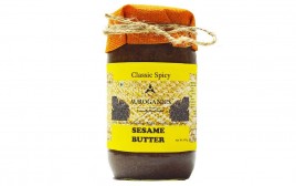 Auroganics Classic Spicy Sesame Butter   Glass Jar  350 grams